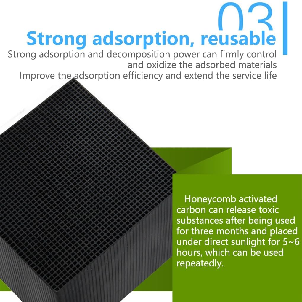 Aquarium Filter Cube Fishtank Portable Filtration Activated Charcoal Block Impurities Adsorption Aquatic Accessories 10X10X5 Cm image number 1