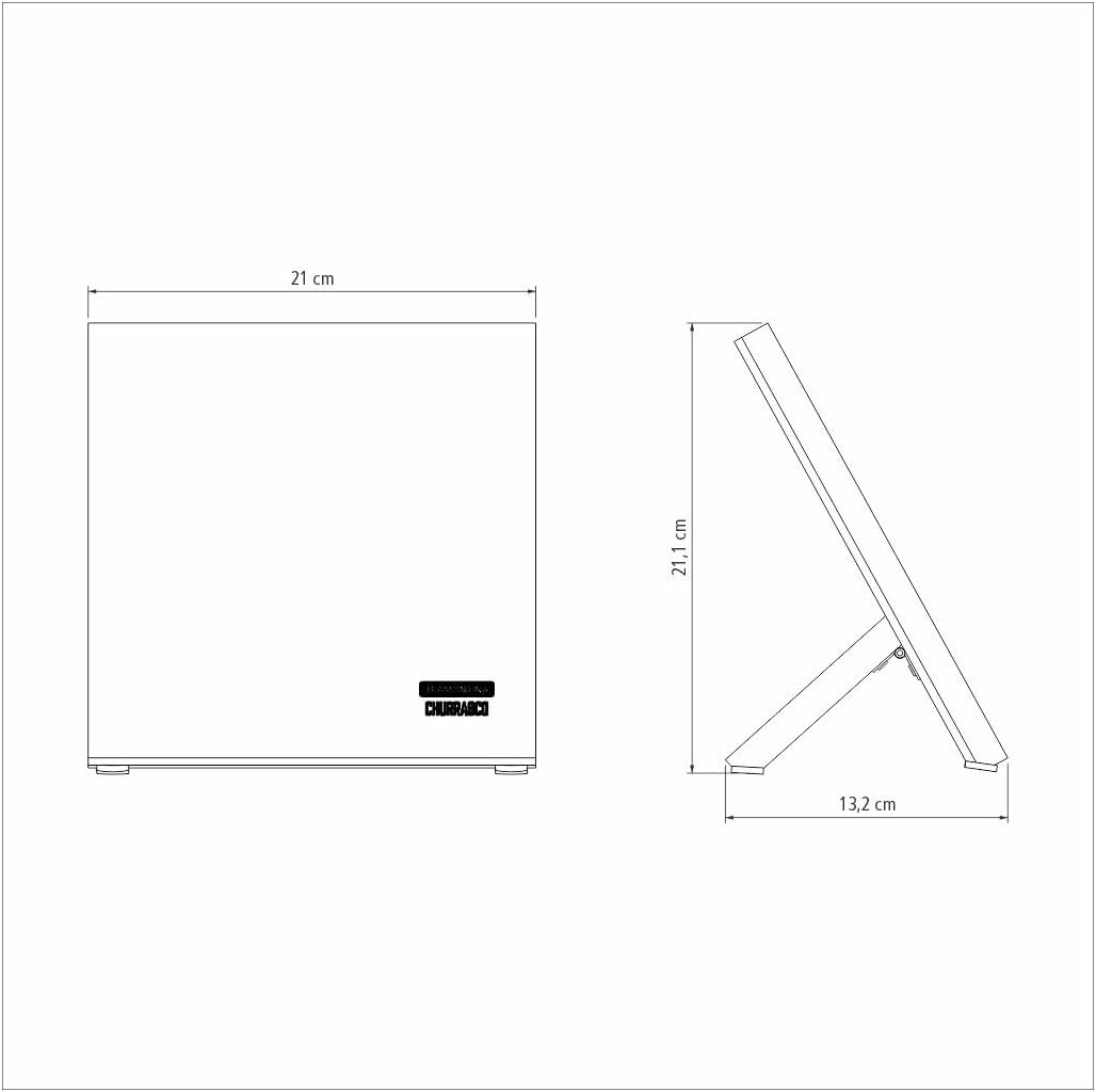 Tramontina Barbecue Set with Magnetic Board, Red
