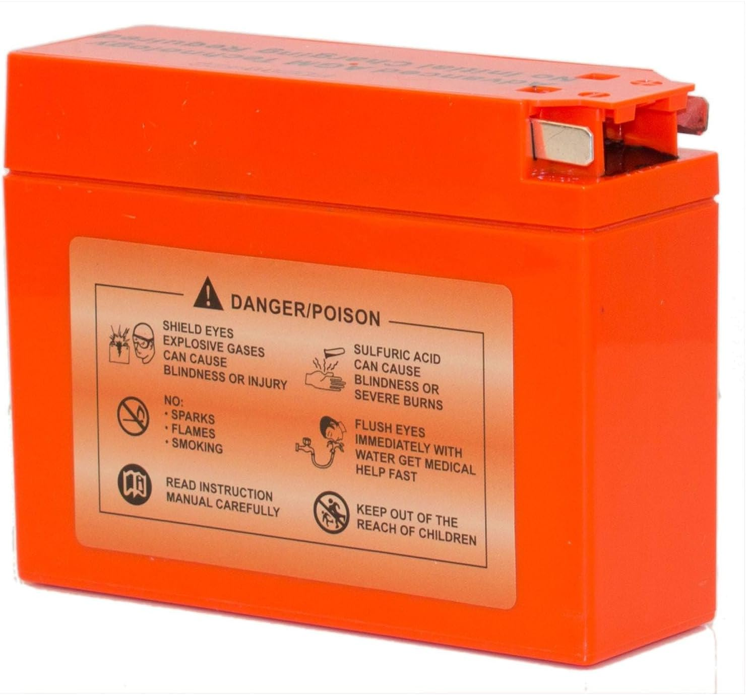 TDR YT4B-BS/GT4B-5 GEL 12V 2.3AH Motorcycle Battery Replacement for MBT4B-B MBT4BB YT4BBS GT4B5 Offers a Respectable 40CCA Maintenance-Free Sealed AGM Battery ISO 9001 Certified Freeze Resistant image number 1