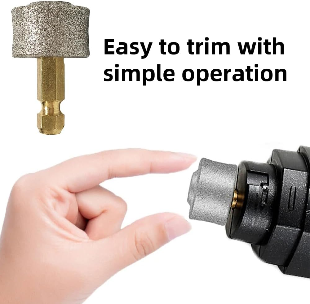 3PCS Nail Grinding Wheel Faster Cooling Pet Nail Grinder Head Sawtooth Bit, Painless Paws Grooming & Smoothing Tool with Steel Brush Compatible for Small Medium Large & Anxious Dogs image number 2