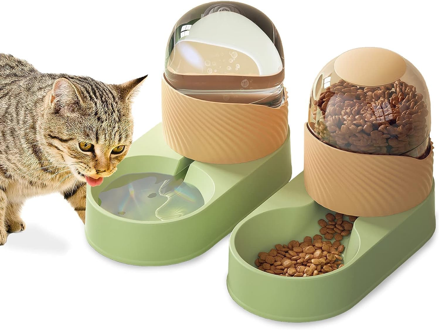 Kathson Automatic Cat Feeder (Green) image number 3