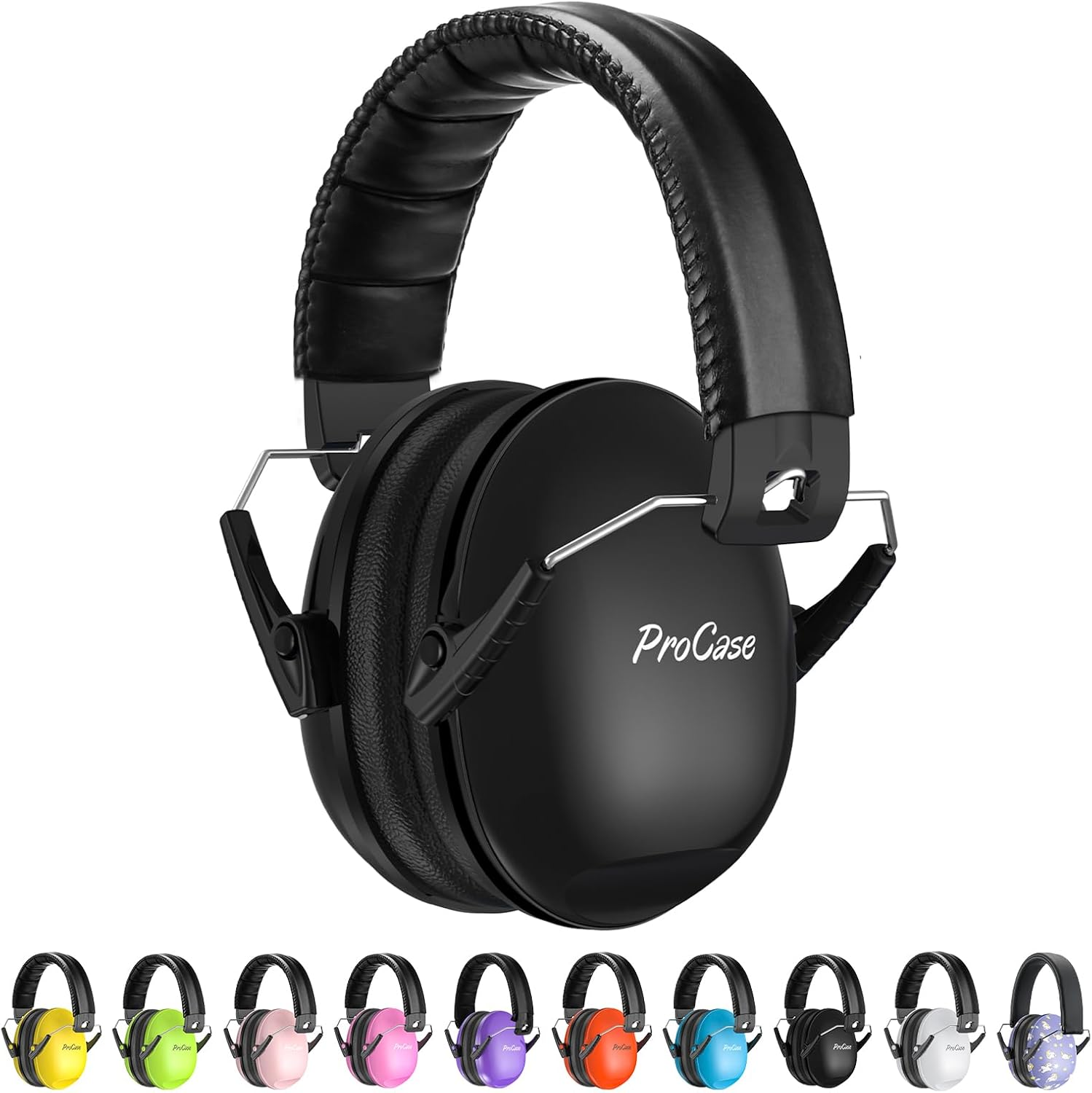 Procase Noise Cancelling Headphones for Kids Toddler, SNR 27Db Noise Reduction Ear Muffs, Hearing Protection for Monster Jam, Concerts, Fireworks, Shooting, Air Show, Autism Sensory Needs -Unicorn