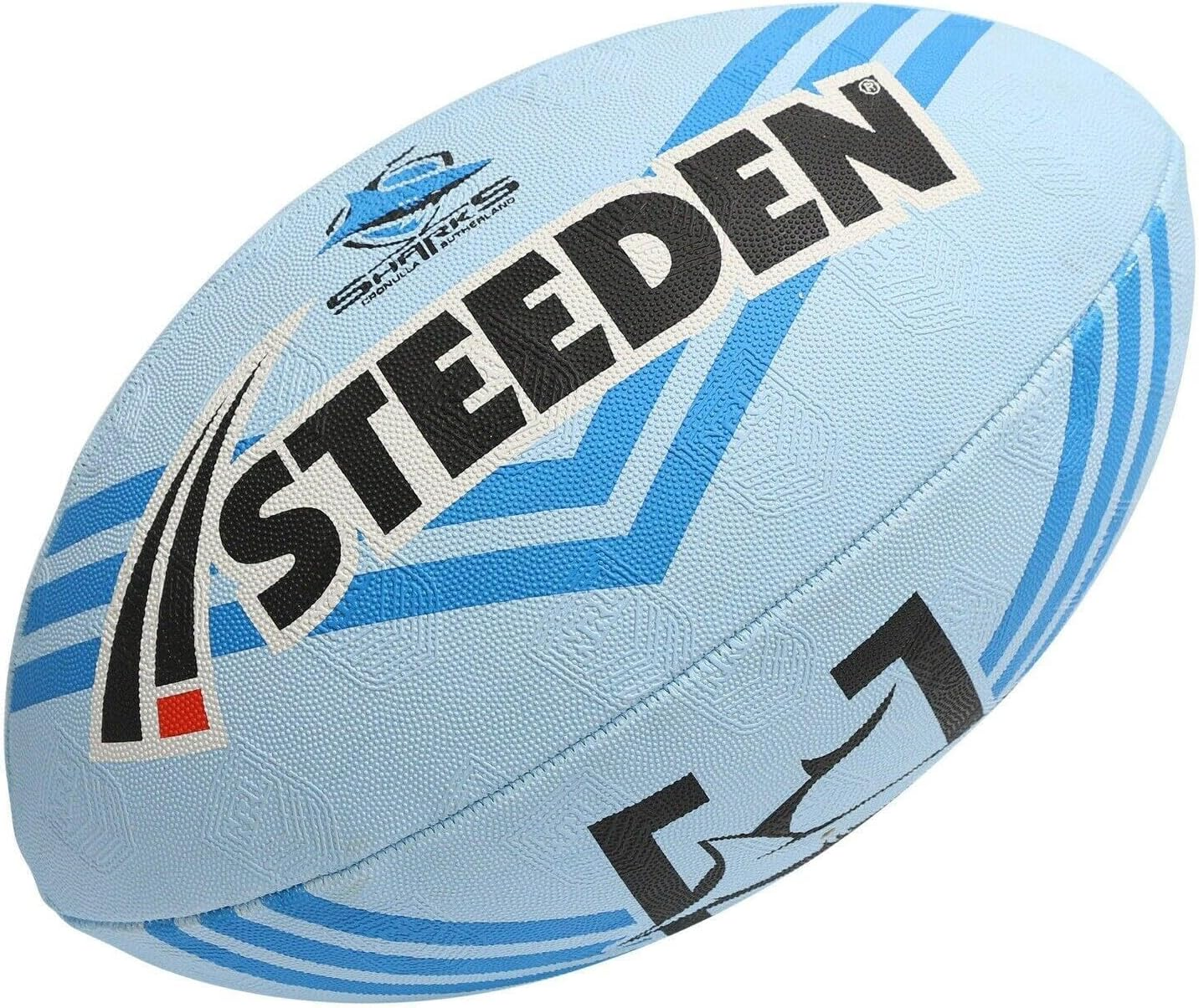 Steeden NRL Supporter Sharks Rugby League Ball Size 5 image number 1
