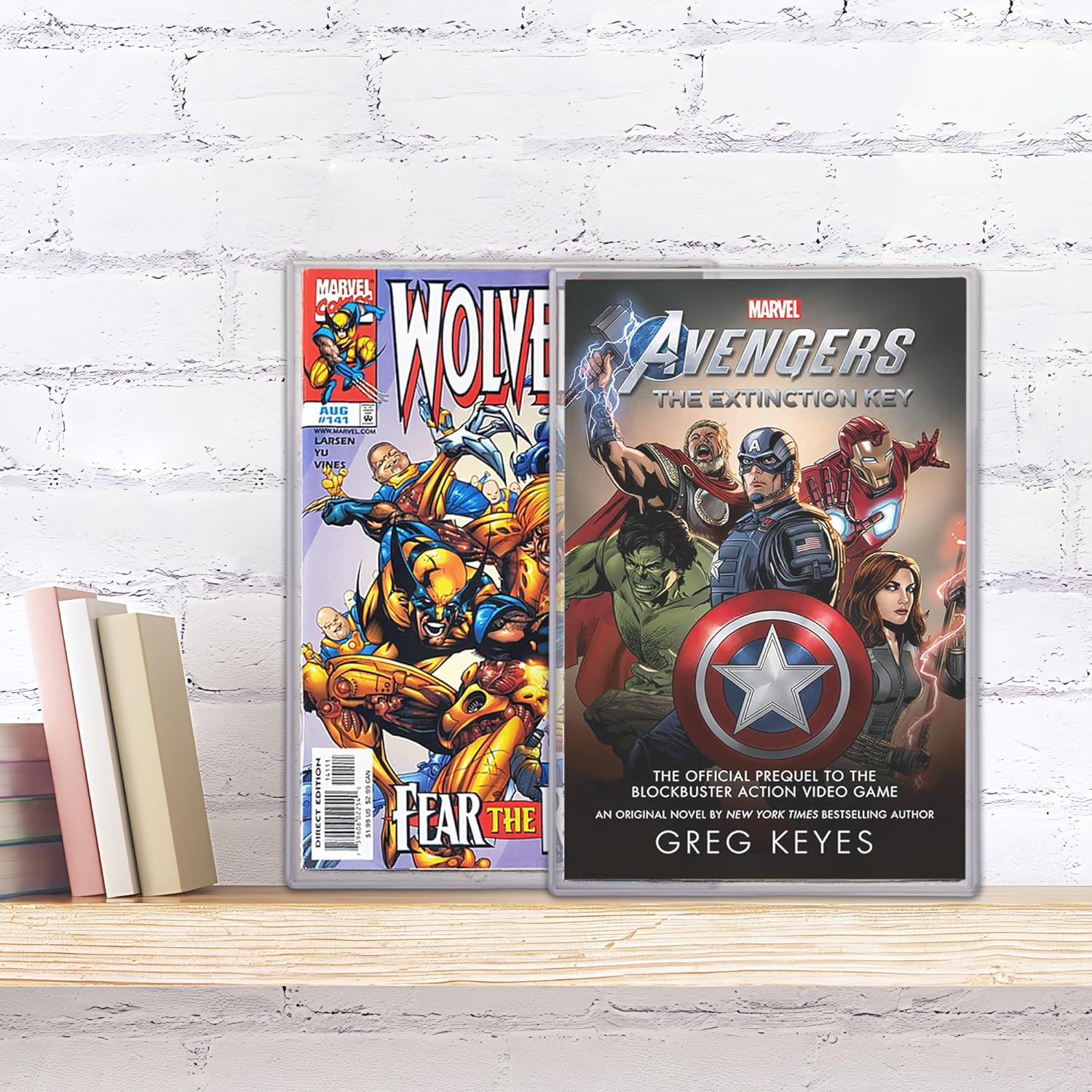 BEELUCK Comic Book Top Loaders, 10 Pack Comic Book Protector Hard Case Clear PVC Comic Book Display for Silver Age and Current Comics image number 3