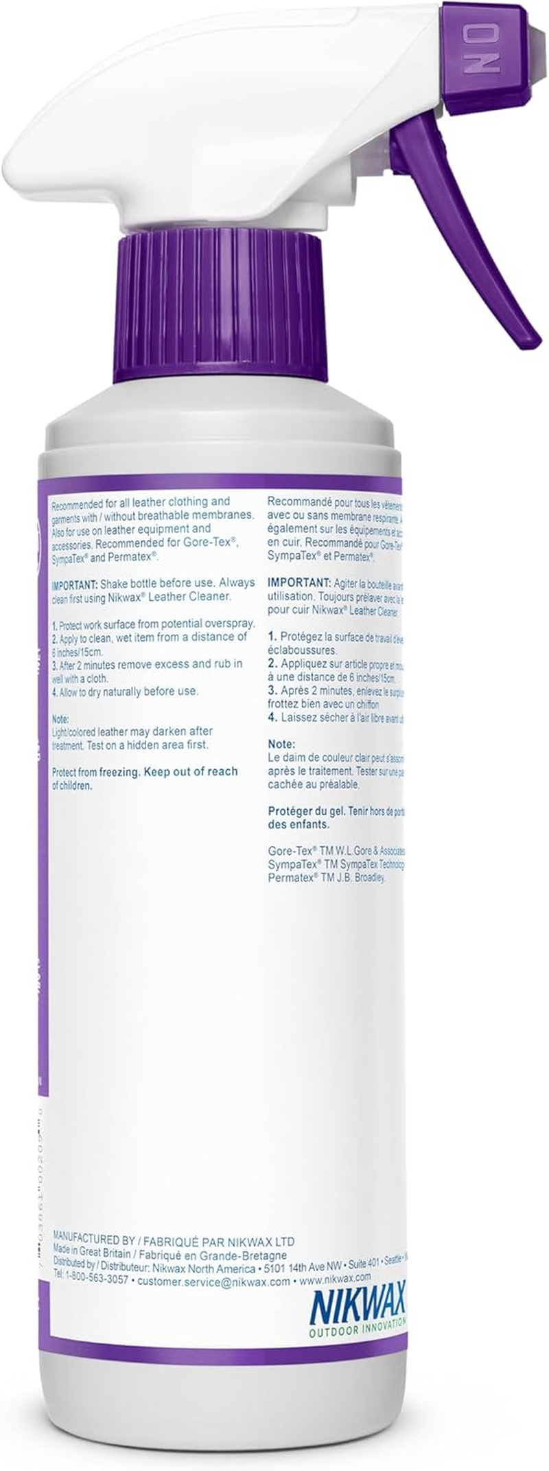 Nikwax Leather Restorer Waterproofing 300Ml image number 2