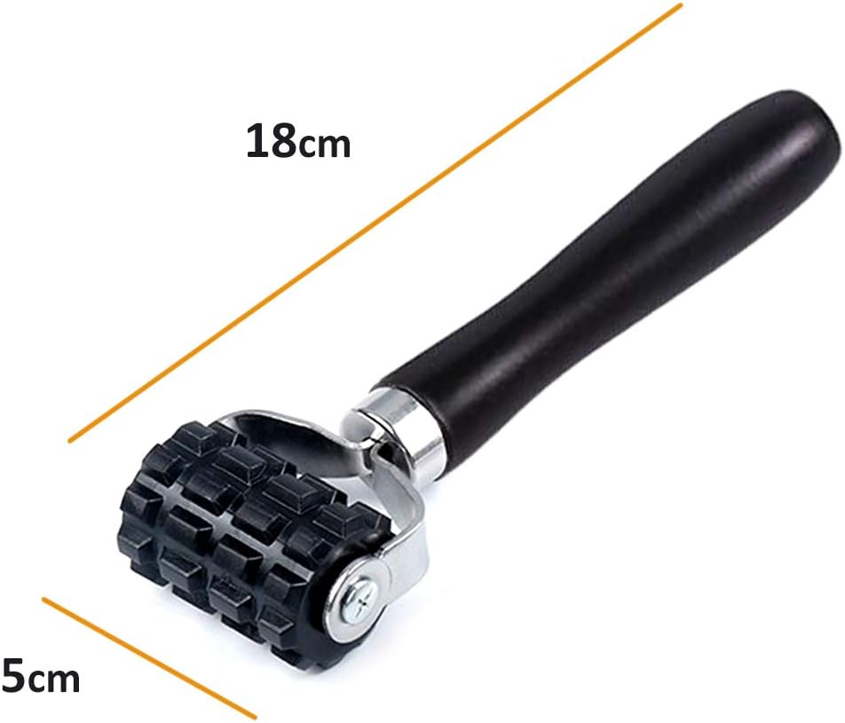 Car Sound Deadening Roller Wood Noise Insulation Application Tool, Heat Abatement Mat Wallpaper Application PU Smoothing Tool, Auto Noise Roller Seam Roller Rolling Wheel Interior Accessories