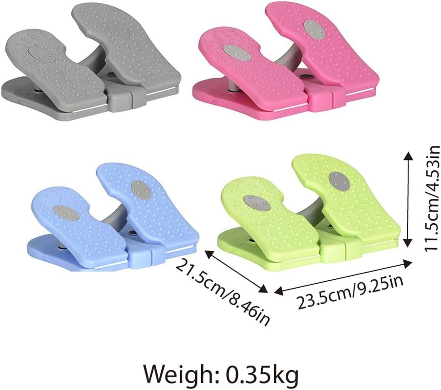 AIMALL Foot Machine Home Slimming Device - Indoor Mini Stepper for Leg Aerobic Training, Compact Fitness Trainer, Foldable and Portable - Mini-Stepper-Grey image number 2