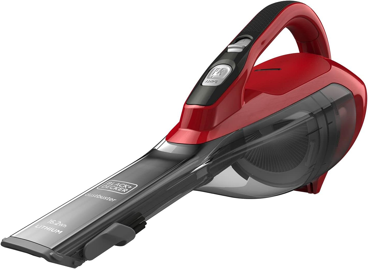 BLACK+DECKER 10.8V Lithium-Ion Dustbuster Hand Vacuum - Red, Plastic, Cordless, Extended Reach, Handheld, Indoor Use image number 1