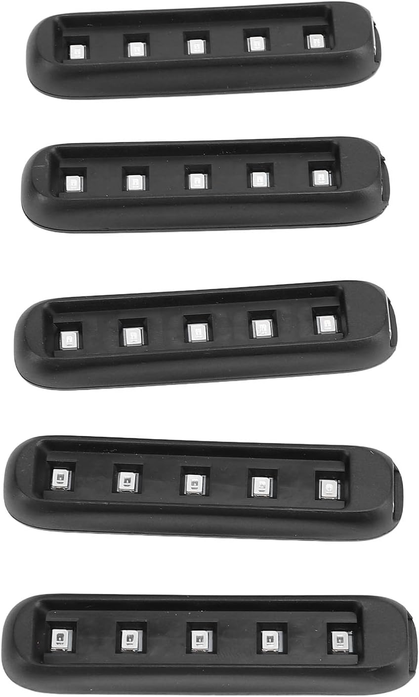 Marhynchus Curing Mini Lamp Cute Convenient Design 5 LED Beads for Nail Art for Daily Use Material: Plastic Portable Lightweight (Black Rectangle) image number 6