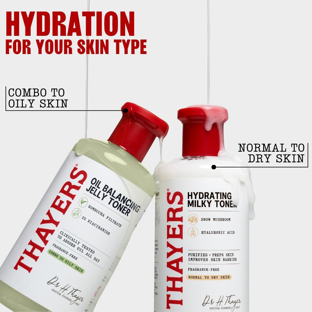 Thayers Oil Balancing Jelly Toner with Kombucha Filtrate & 2% Niacinamide 355 Ml image number 5