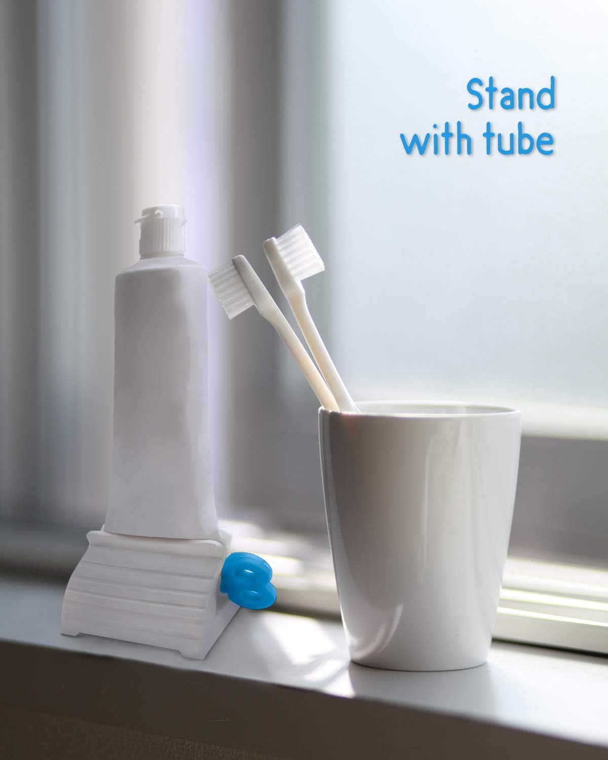 Mohern Toothpaste Squeezer, 4 Pcs Toothpaste Tube Squeezers, Multi-Purpose Toothpaste Dispenser, Rolling Toothpaste Holder Stand - 12Pcs image number 4