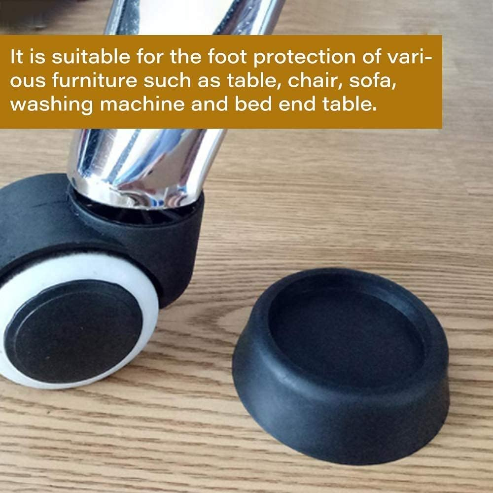 4Pcs anti Vibration Pads for Washing Machine,Shock and Noise Cancelling Washing Machine Support, Protects Laundry Room Floor, anti Walk and Slip, Black image number 2