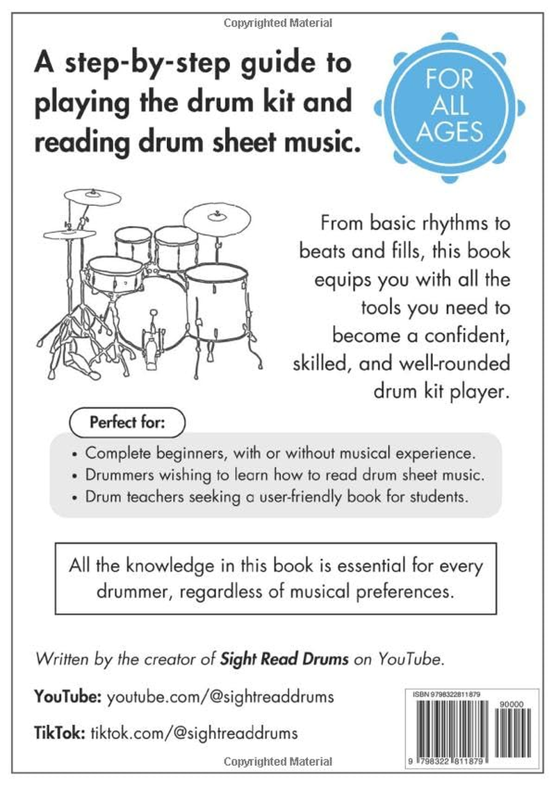 50 Drum Lessons for Beginners: Learn to Read & Play
