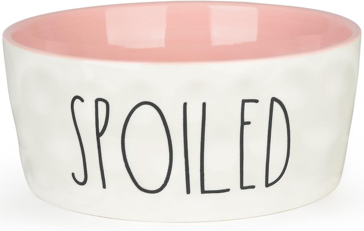 27OZ Ceramic Dog Bowl - 6'' Extra Large Food Water Dog Bowl, Heavy Duty Non-Slip Dog Dish for Medium Dogs, Food Grade Porcelain Pet Feeder Bowl, Microwave & Dishwasher Safe, Blue