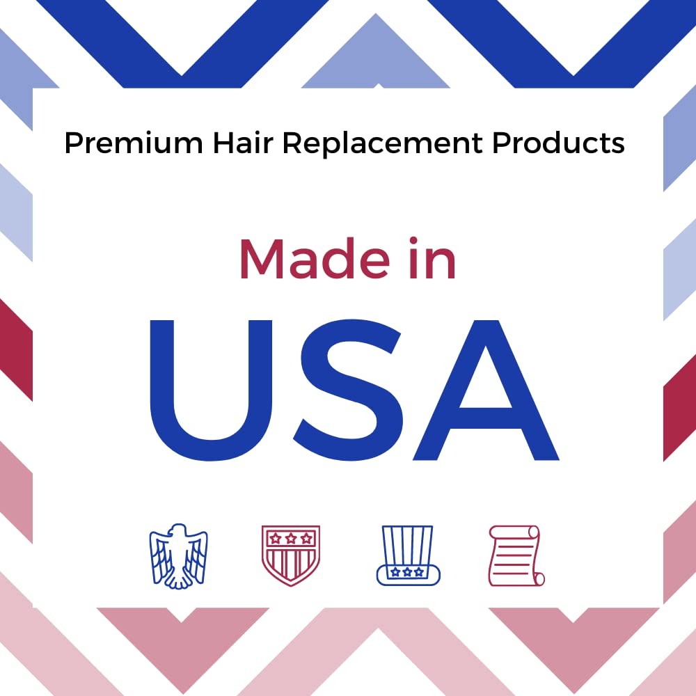 Daily Wear Hair System Tape Roll - Liberty Red Liner Wig Tape - Doublesided Ultra Hold Hair Tape for Wigs, Toupee, Hair Systems - 1-14 Day Hold - 1" X 12Yds image number 6