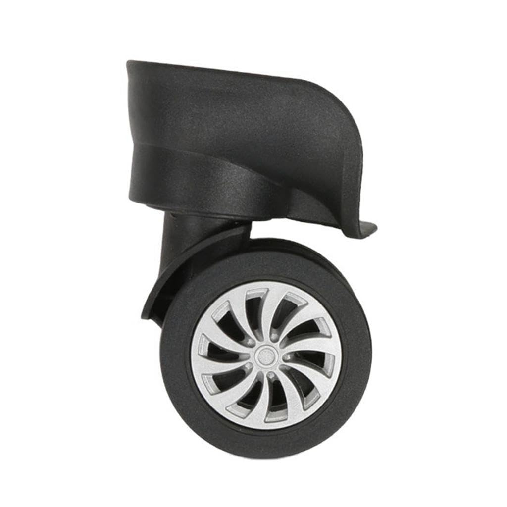 Baotyjie 2 Pcs Luggage Replacement Wheels Universal Trolley Casing Easy Installation Wear Resistant Luggage Casters