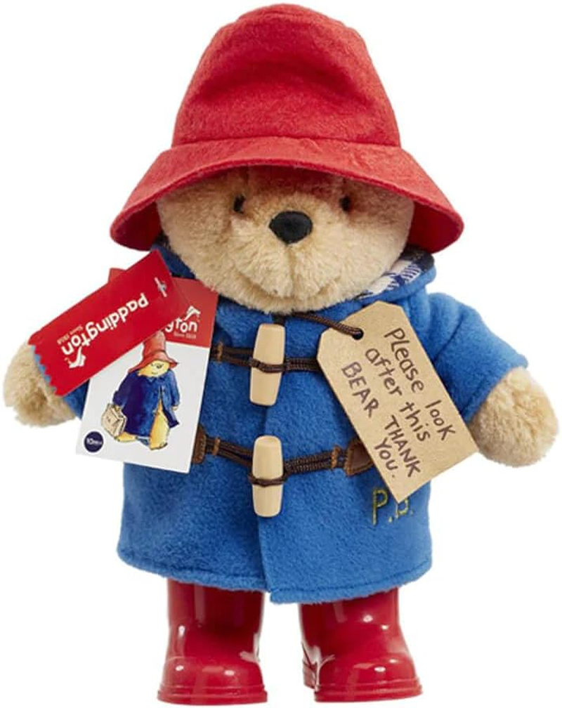 Paddington Bear PA1489 Paddington with Boots & Embroidered Jacket Medium,Gold,Red image number 1