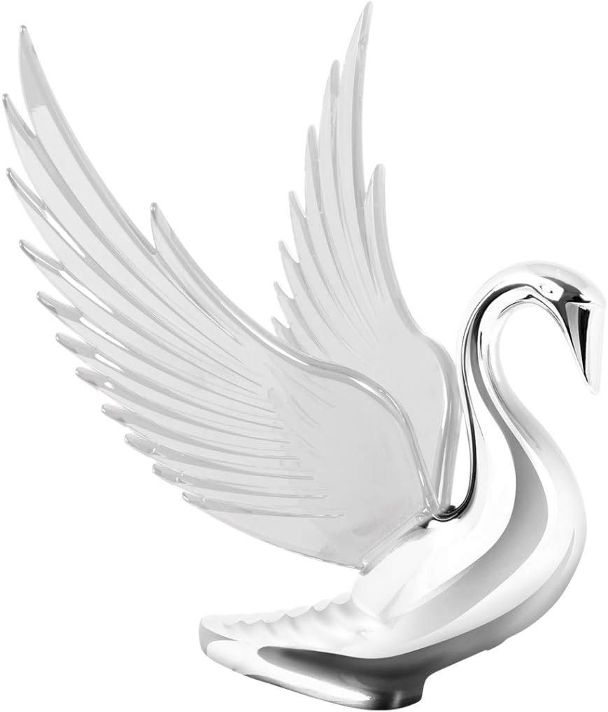 GG Grand General 48054 Clear 8.5 X 7.5 Inches Chrome Bugler Hood ORN W Windriders image number 1