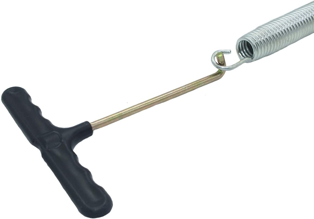 2 Pack Trampoline Spring Pull Tool, Heavy-Duty T-Hook Spring Adjustment Kit with Protective Gloves, Trampoline Maintenance Tool for Replacement, Repair, and Safety image number 6