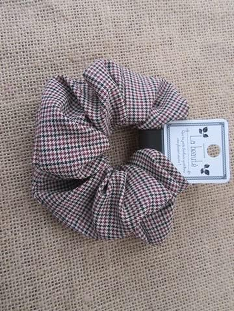 12Pcs Peony Elastic Scrunchies Hair Elastic Mixed image number 3