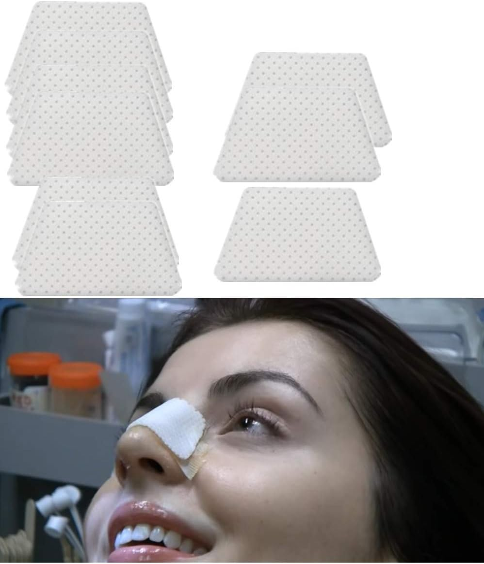 Thermoplastic Nasal Splints, External Nose Support Protector for Rhinoplasty Septoplasty Surgery, Nose Brace Fracture, ENT, Orthopedic Immobilization, 5Pcs-M Size (B) image number 6