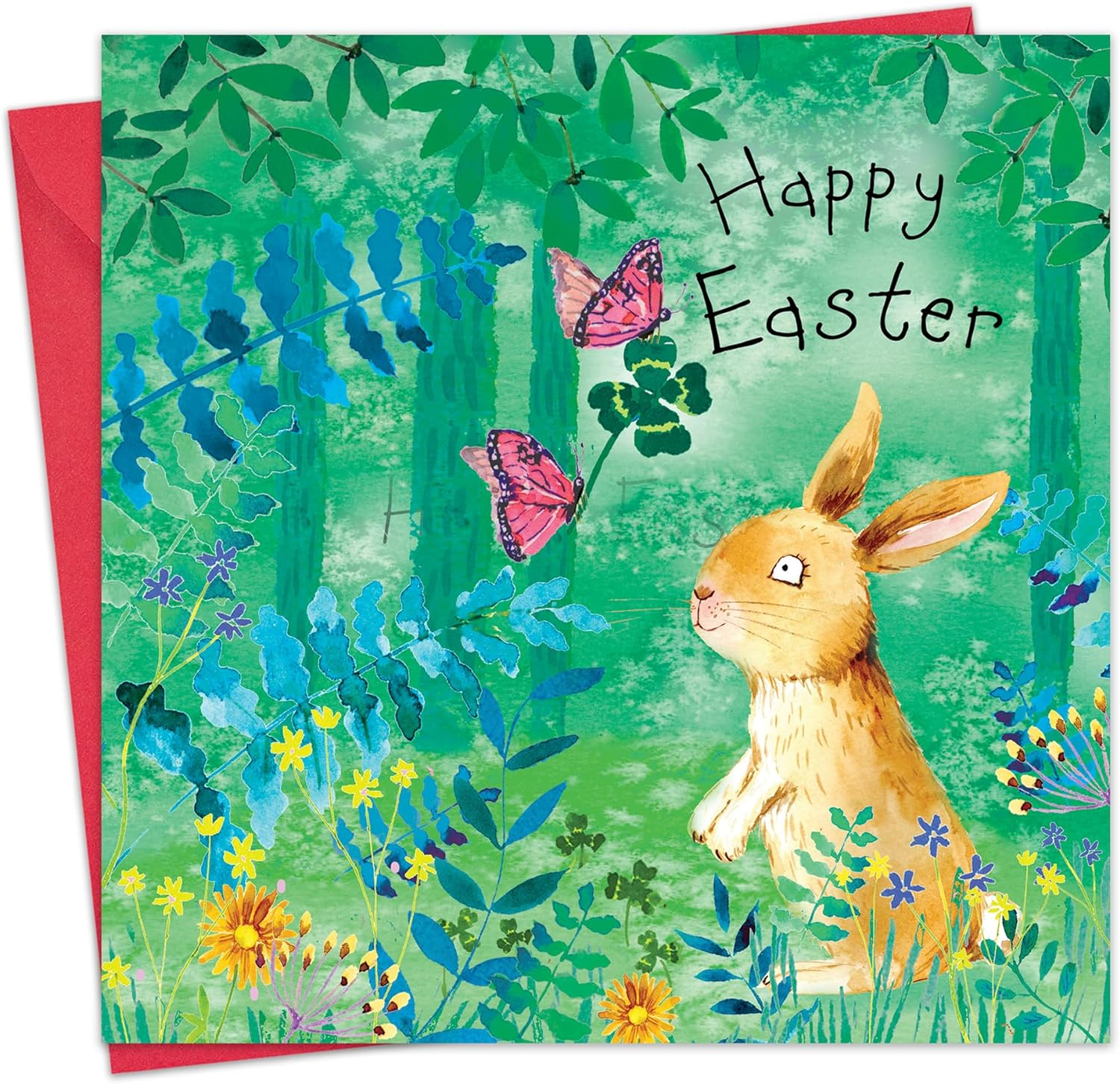 Twizler Easter Card - Cute Rabbit - Happy Easter Cards for Mum Dad Nan Grandad - Greetings for Son Daughter Grandson Granddaughter Friend image number 6