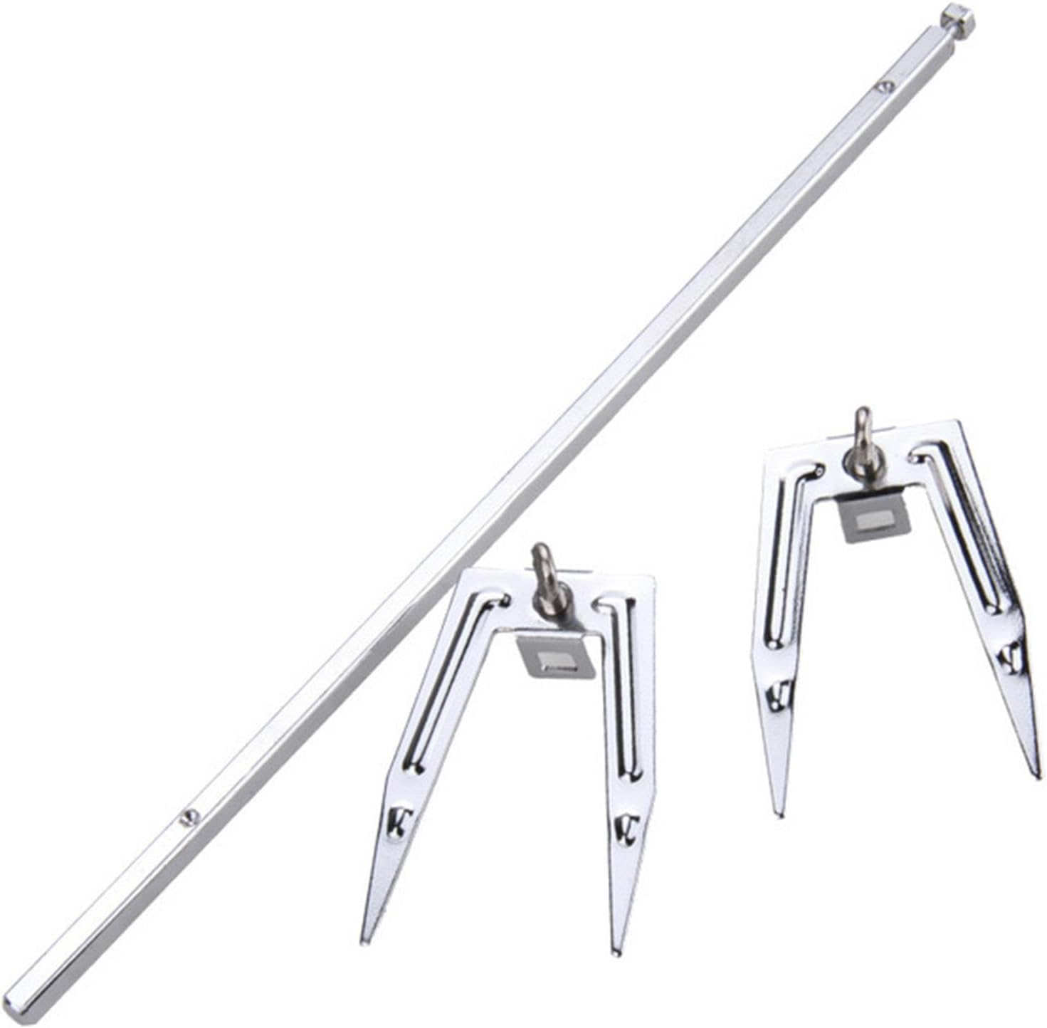 Air Fryer Rotisserie Fork - Stainless Steel Rotisserie Forks | Air Grinder Turntable Fork | Rotisseries Meat Forks | Heavy Duty Charcoal Spit Roaster Grill for BBQ and Fryers Camping And