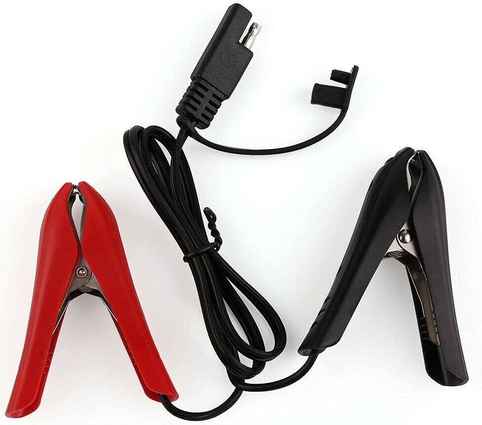 6V 12V 1.5A Car Motorcycle Battery Charger, 7-60Ah, 2-Pin, IP64, Desulfation, Bulk, Absorbtion, Float, Winter Mode, Reverse Polarity Protection