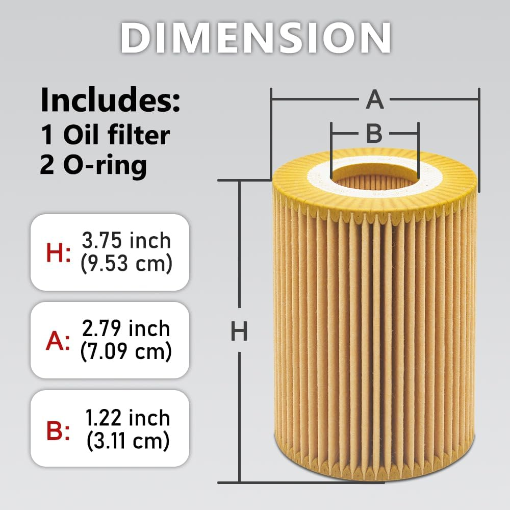 Oil Filter Fits for Mbz 3.0L Diesel Sprinter 2500 3500 4500 E320 GL350 ML350 R350 R320 GL320 ML320 CDI Bluetec HU821X | Refer No. 6421800009 6421840025 image number 4