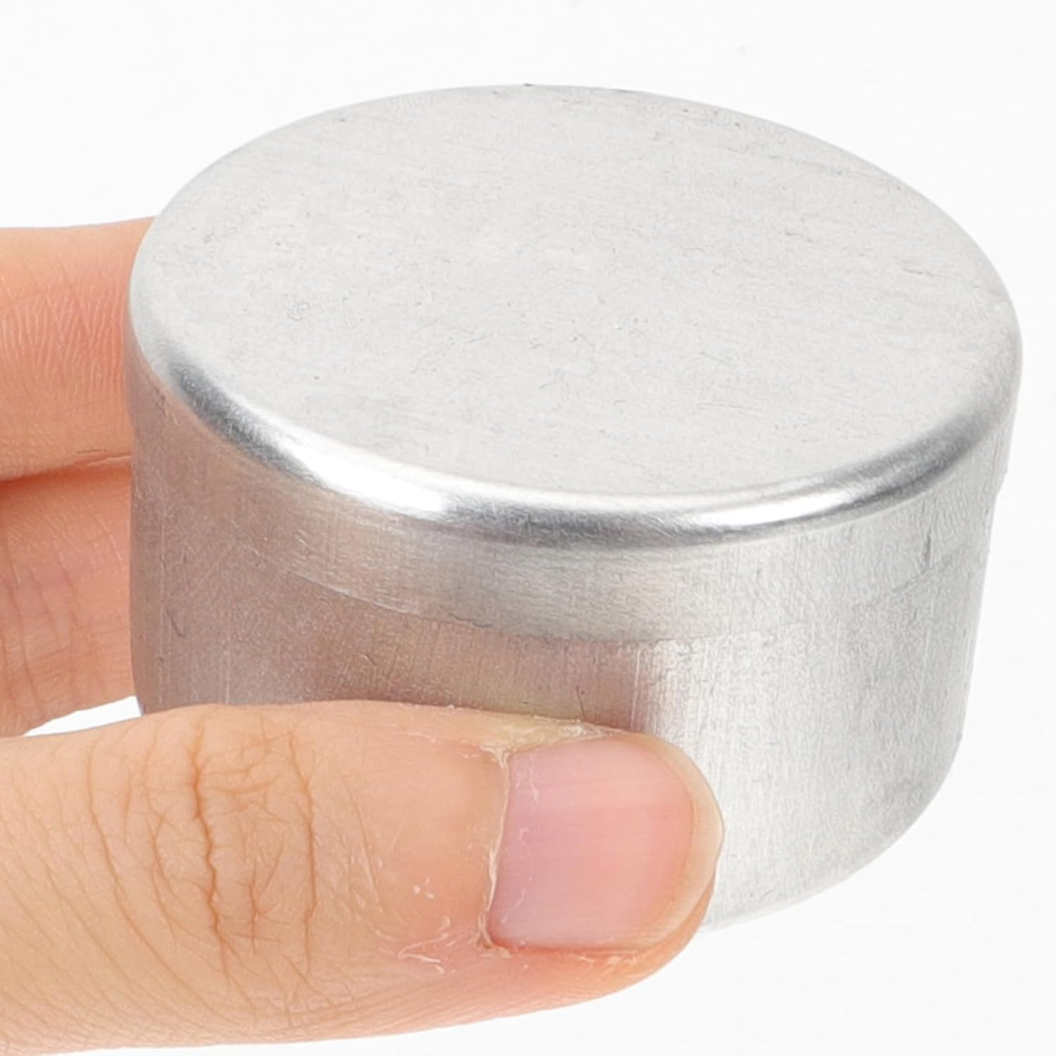 NULYLU 9Pcs Aluminum round Soil Weighing Boxes 50X30Mm Tiny Sample Containers Metal Storage Tins for Lab Soil Storage and Moisture Testing image number 6