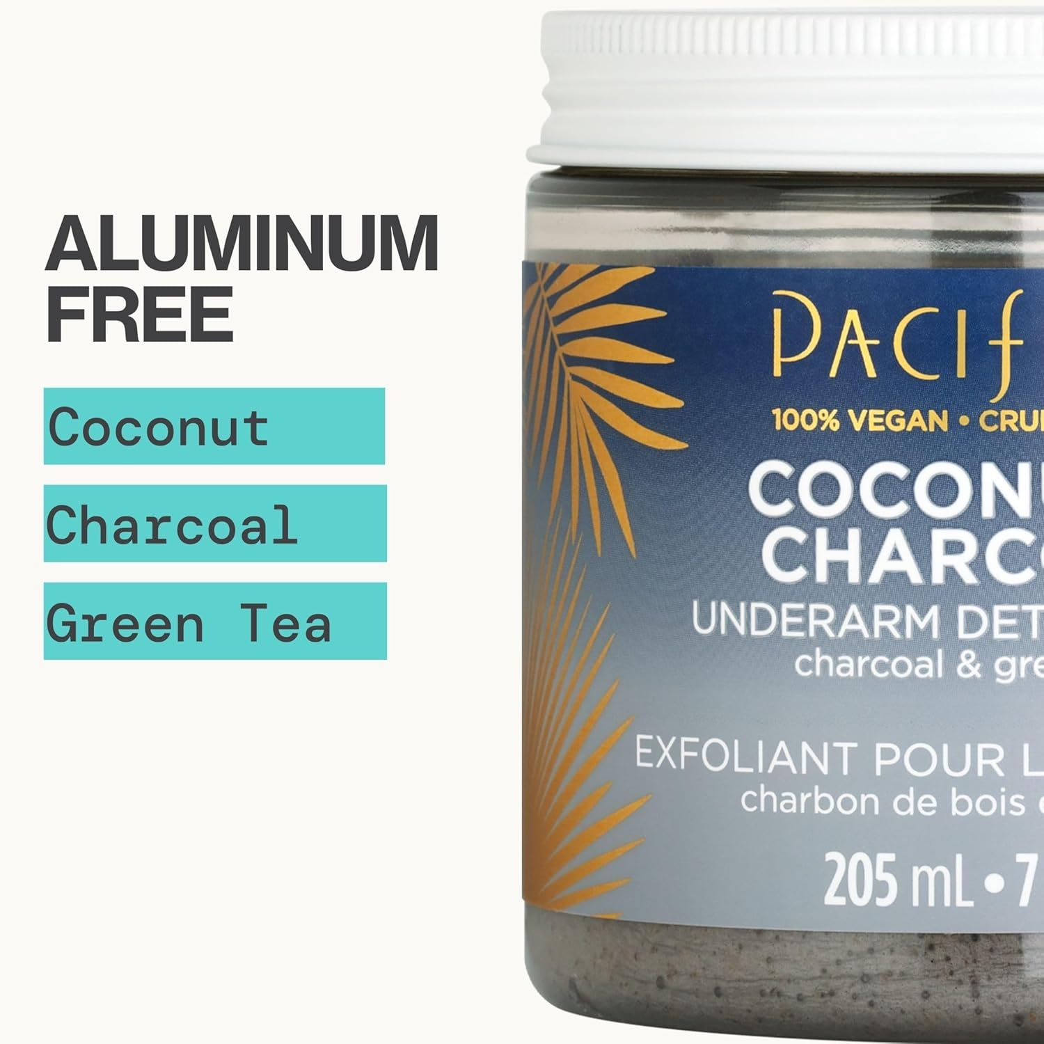 Pacifica Underarm Detox Scrub - Coconut and Charcoal, 205 Ml (Pack of 1) image number 4