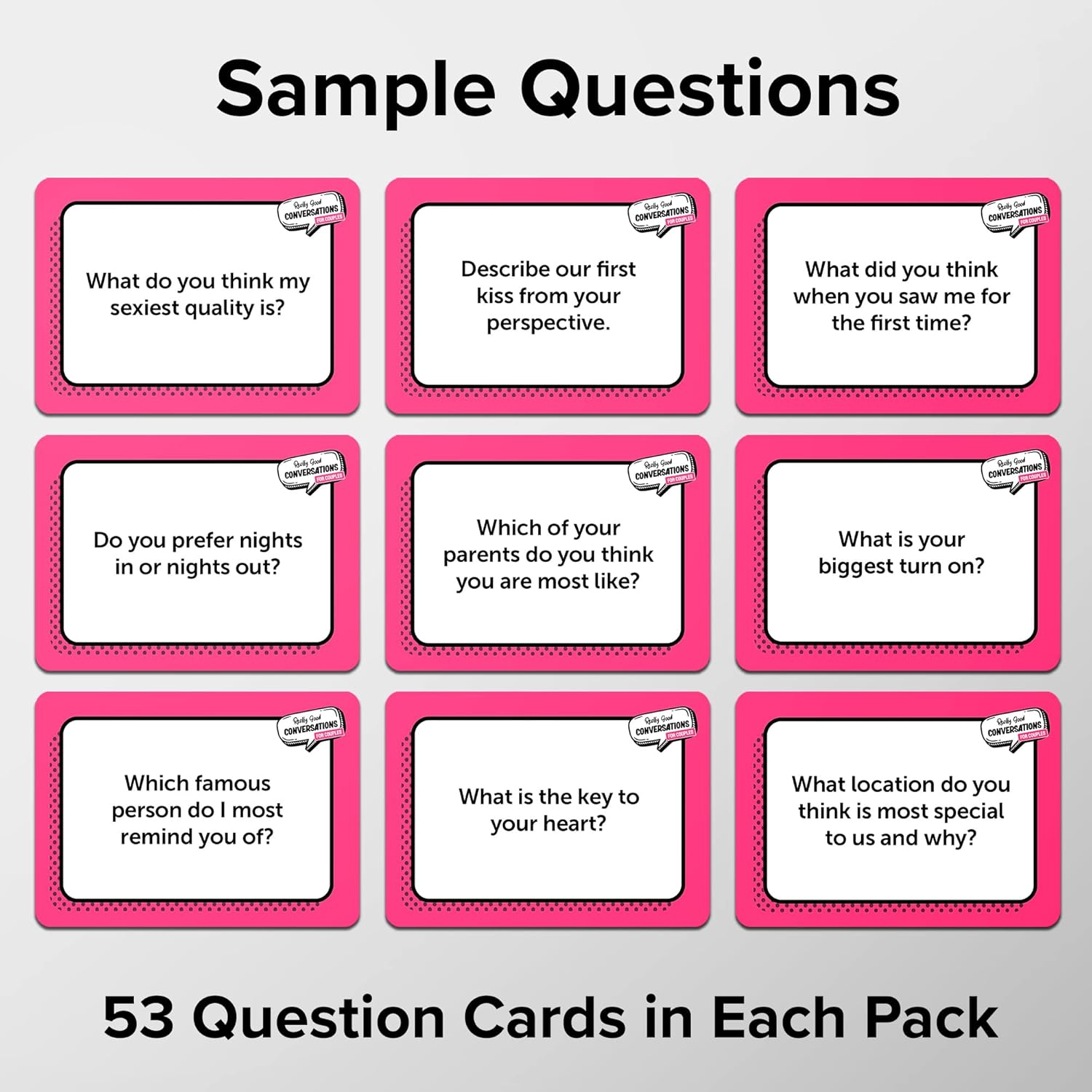 Really Good Conversations for Couples - Conversation Starters for Date Nights, Made in the UK, Games for Adults, Romance for 2 Players image number 3