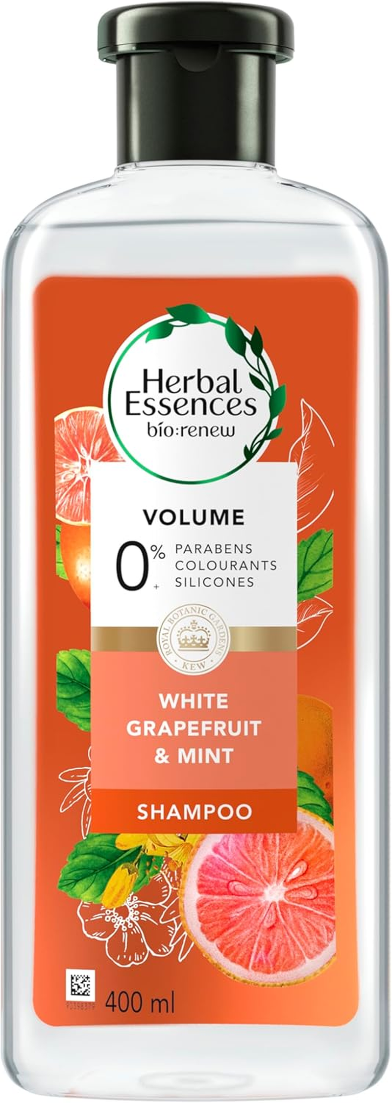 Herbal Essences Bio, Renew Whitegrapefruit and Mint Volumising Shampoo for Fine Hair 400Ml image number 1