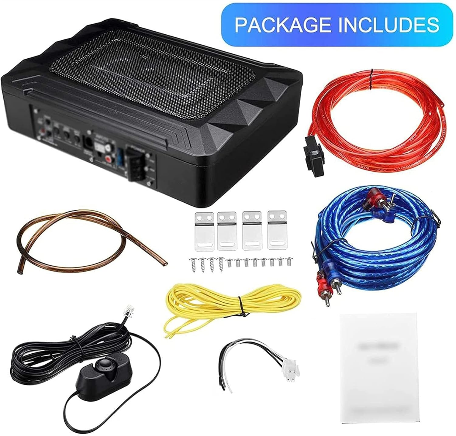 600W Car Stereo Amplifier Active Subwoofer Home Power Amplifier Car Auto Amplifier Non-Destructive Speakers Car Audio Slim Under image number 3