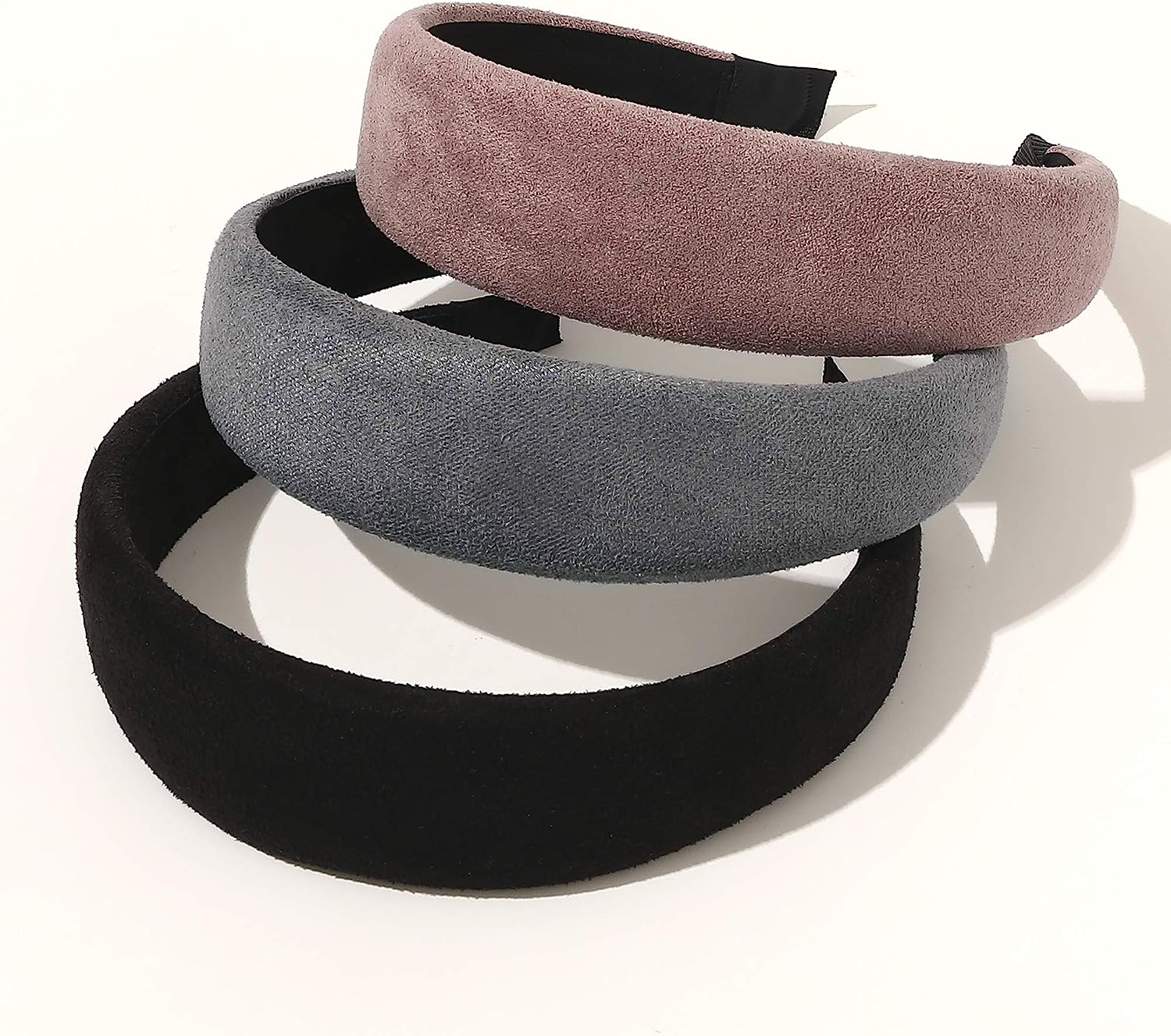 Ivyu Headbands for Women Head Bands - Fashion Womens Headband Diademas Para Mujer De Moda Hair Accessories Hairbands for Girls No Slip Cute Black Pink Gray Headband Gift for Women image number 1