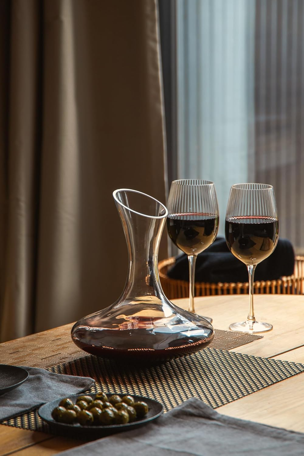 Barcraft Deluxe Glas Wine Decanter, 1.5 Litre image number 1