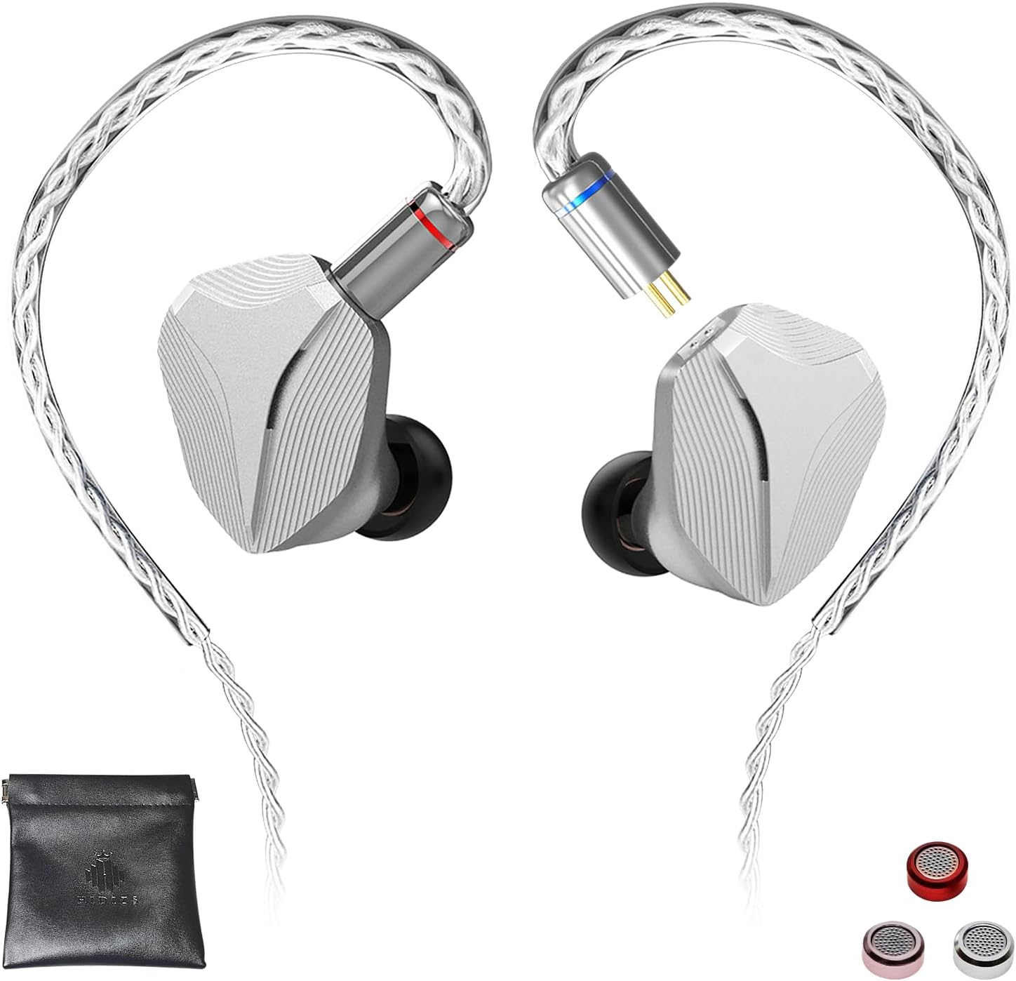 MP145 in Ear Monitor, Hifi IEM Earphones Wired, 14.3 Mm Ultra-Large Planar Magnetic Driver, Aviation Aluminum Alloy Shell, for Musician