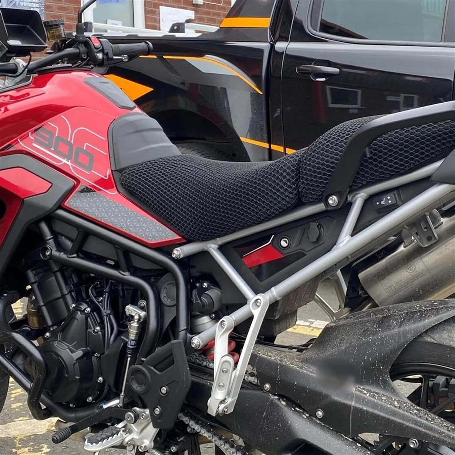 Motorcycle Seat Cover for Triumph Tiger 900 Gt Pro 2024 Seat Covers Seat Protect Cushion Airflow Seat Cover Protective Seat Cover