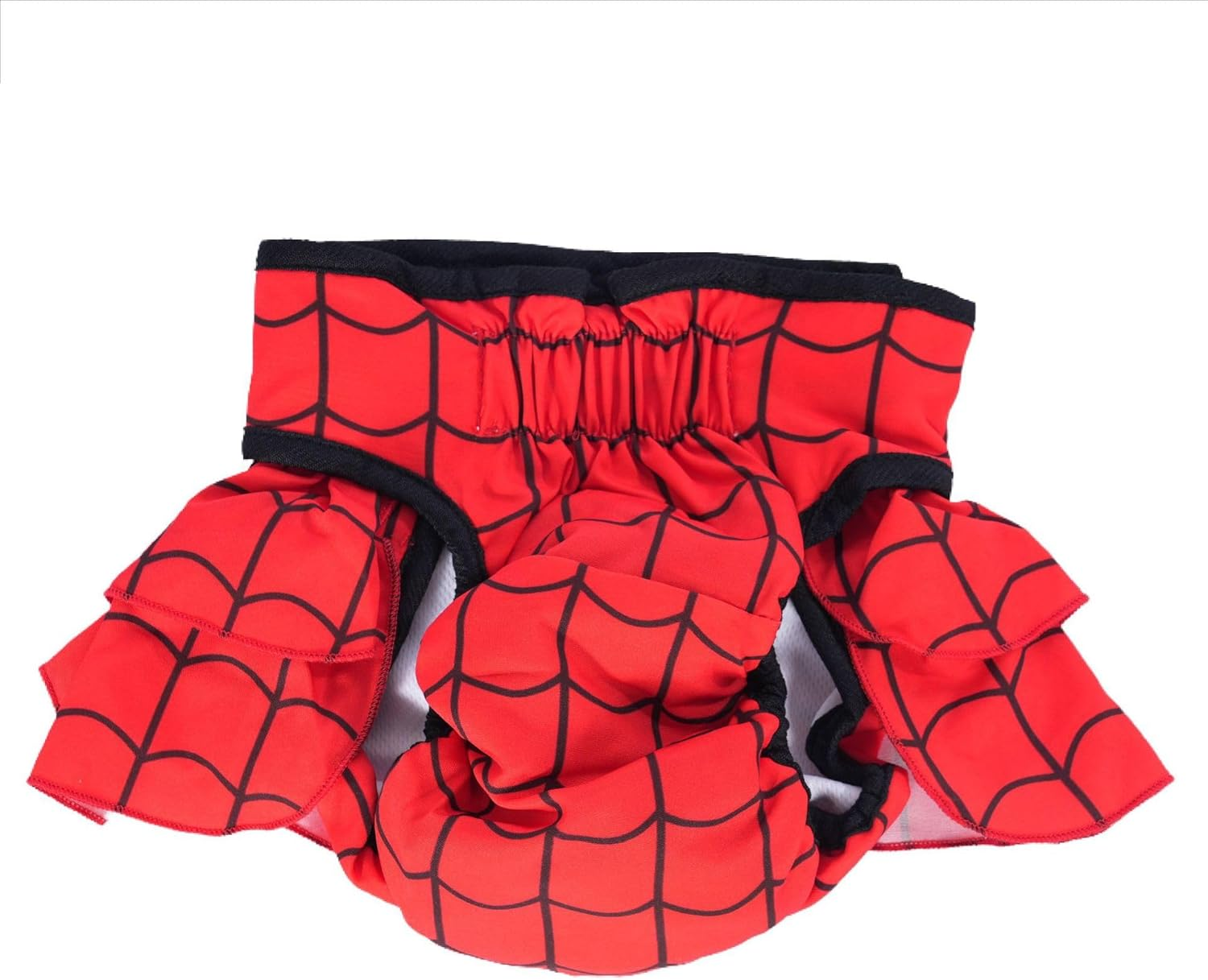 3 Pack Washable Dog Diapers Female, Reusable Dog Period Diapers Cover, Female Dog Diapers for Heat Cycle, Incontinence, Girl Dog Diapers Dress (XL, Red+White+Blue) image number 5