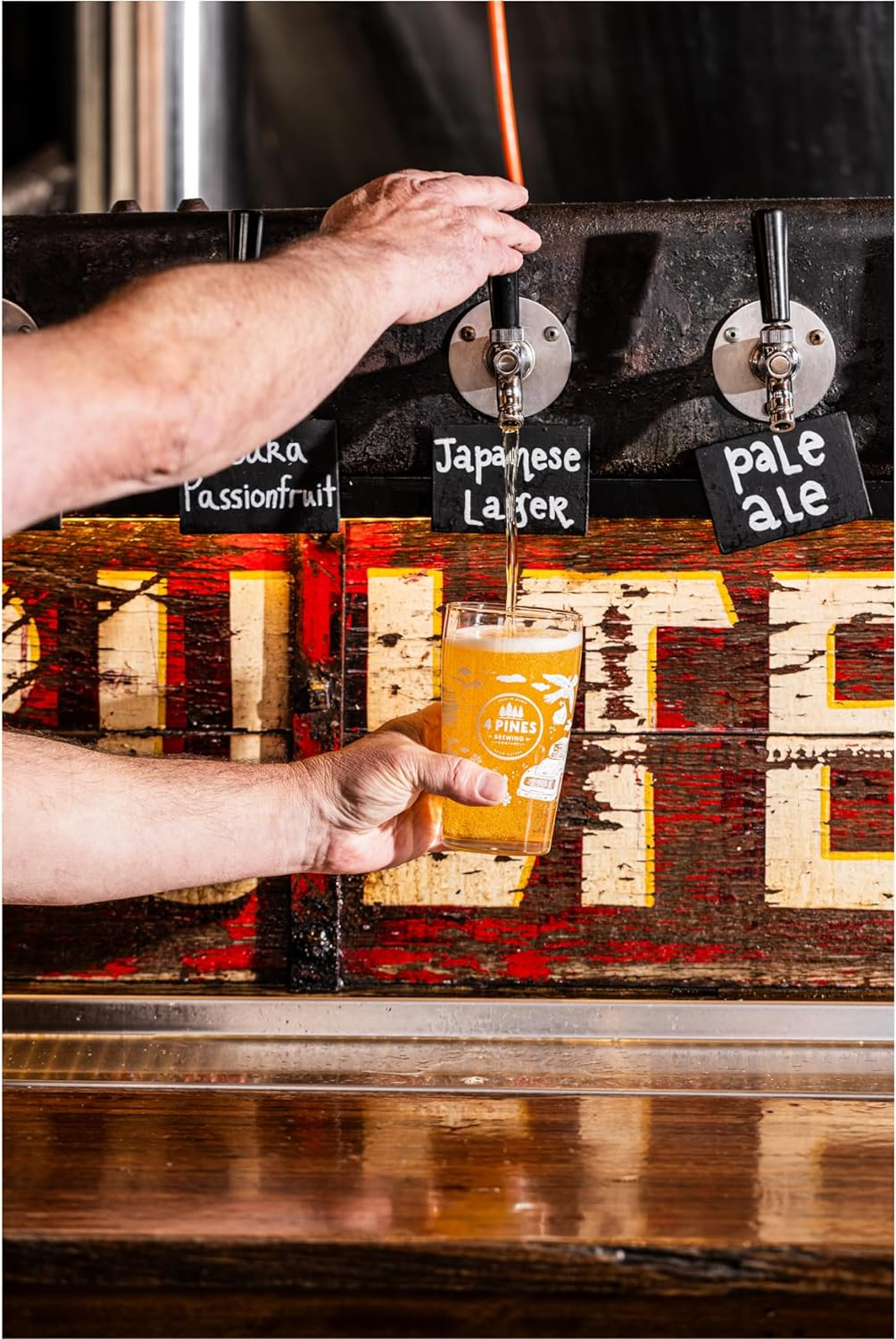 4 Pines Japanese Style Lager, Rice Lager, Crisp & Refreshing, 4.5% ABV, 375Ml (Case of 18 Beer Cans) image number 6