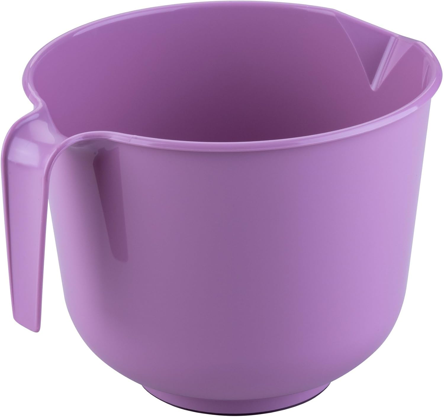 Zenker Sweet Sensation Mixing Bowl 2.5 L with Handle, Non-Slip Base and Dishwasher Safe, PP, 22 X 18 X 15 Cm, Frozen Rose - Ideal for Baking and Cooking Lovers image number 3