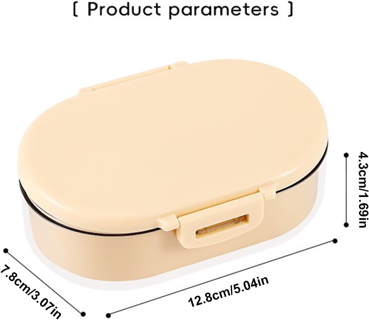 Fisssure Shampoo Bowl with Lid, Travel Shampoo Case | Portable Shampoo Container, Shampoo Case | Travel Shampoo Holder with Draining Board, Shampoo Bar Holder for Home Travel image number 4