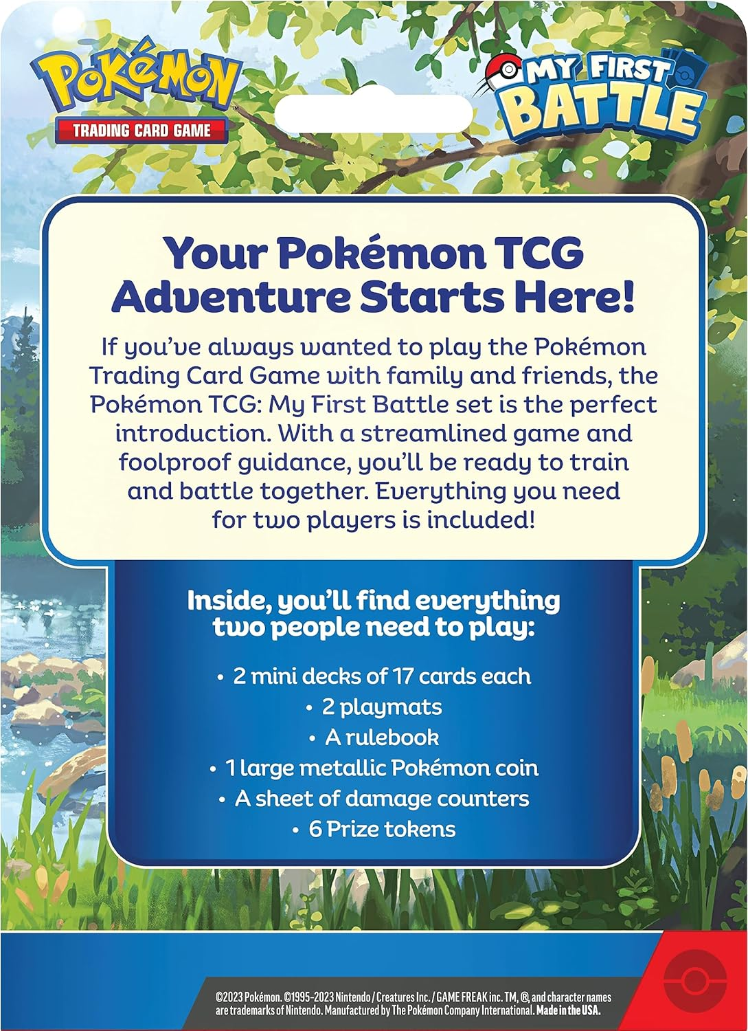 Pok&eacute;mon TCG: My First Battle&mdash;Charmander and Squirtle (Starter Kit Including 2 Ready-To-Play Mini Decks & Accessories) image number 6