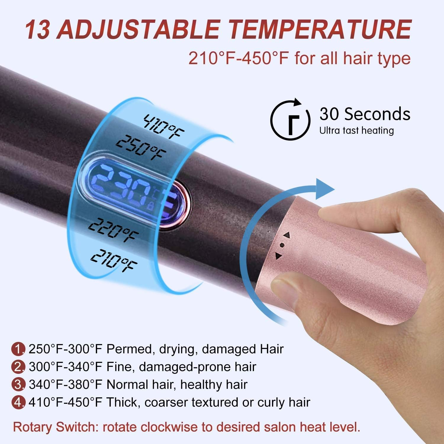 Curl and Straight Confidence, Szwintec 2 in 1 Hair Straightener and Hair Curler Unique Twisted Plate Design Straightening and Curling Flat Iron for All Hair Types image number 1