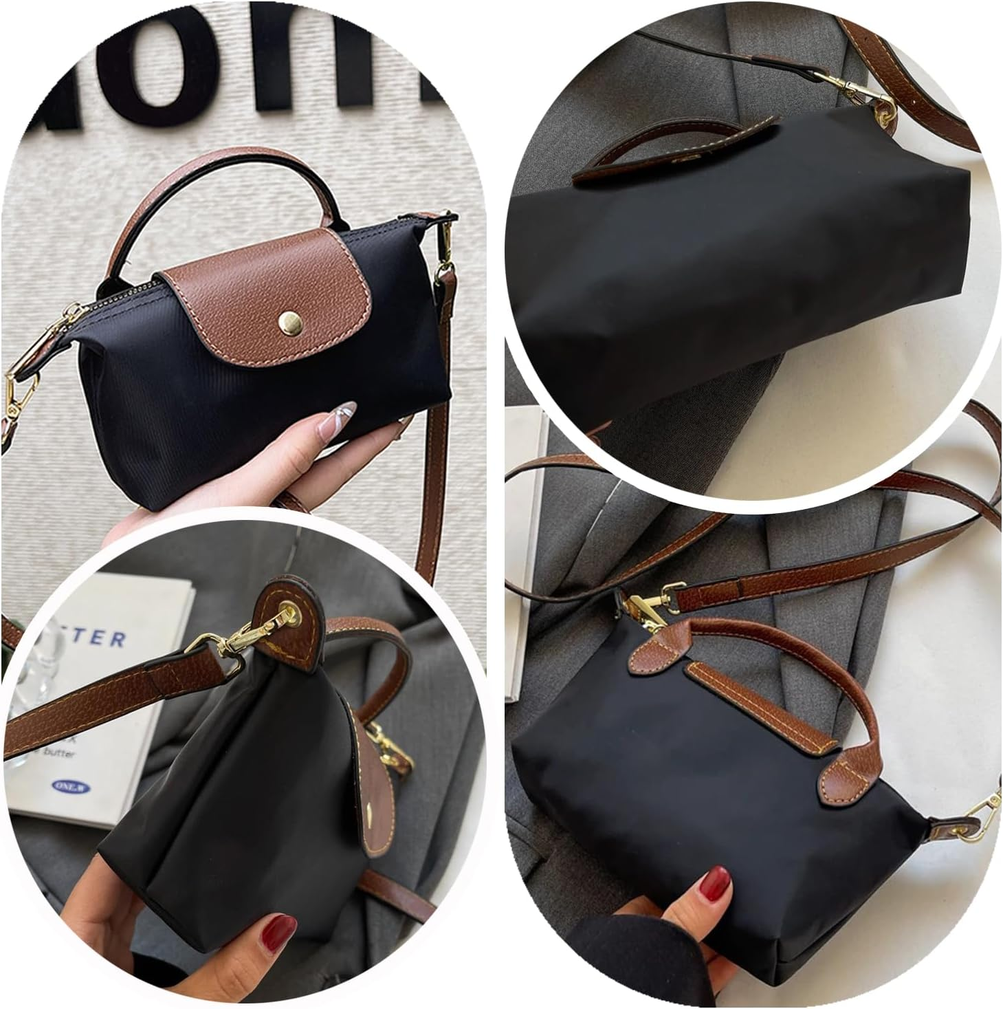 Mini Crossbody Bag,Lightweight Handbags Purses with Adjustable Strap for Women, Ladies Shoulder Totes Bag image number 2