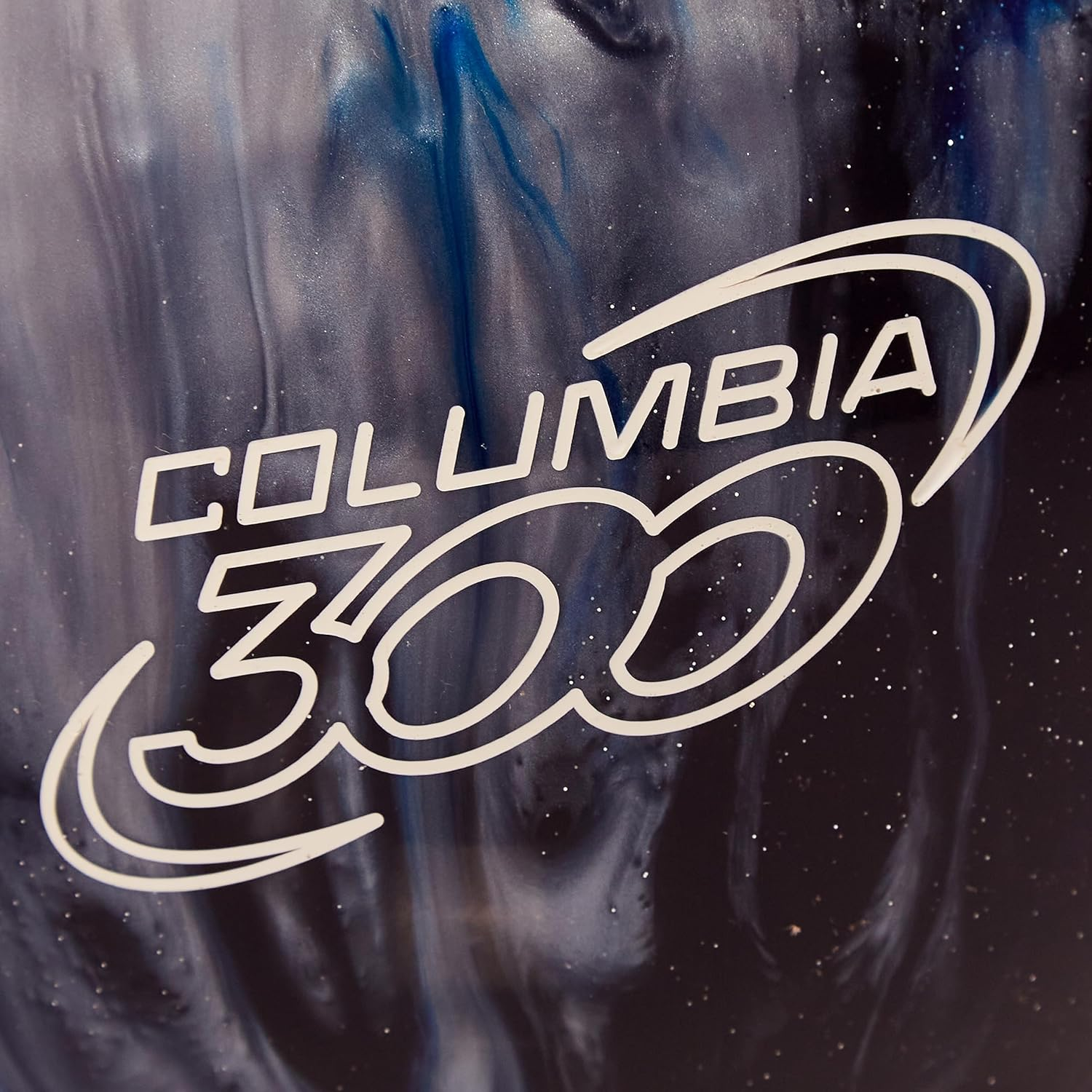 Bowlerstore Products Columbia 300 White Dot Bowling Ball- Blue/Black/Silver image number 3