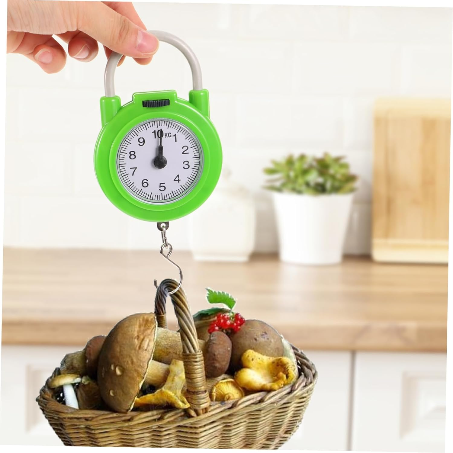 Hohopeti Portable Spring Scale Luggage Weight Scale Small Travel Essentials for Suitcase Luggage