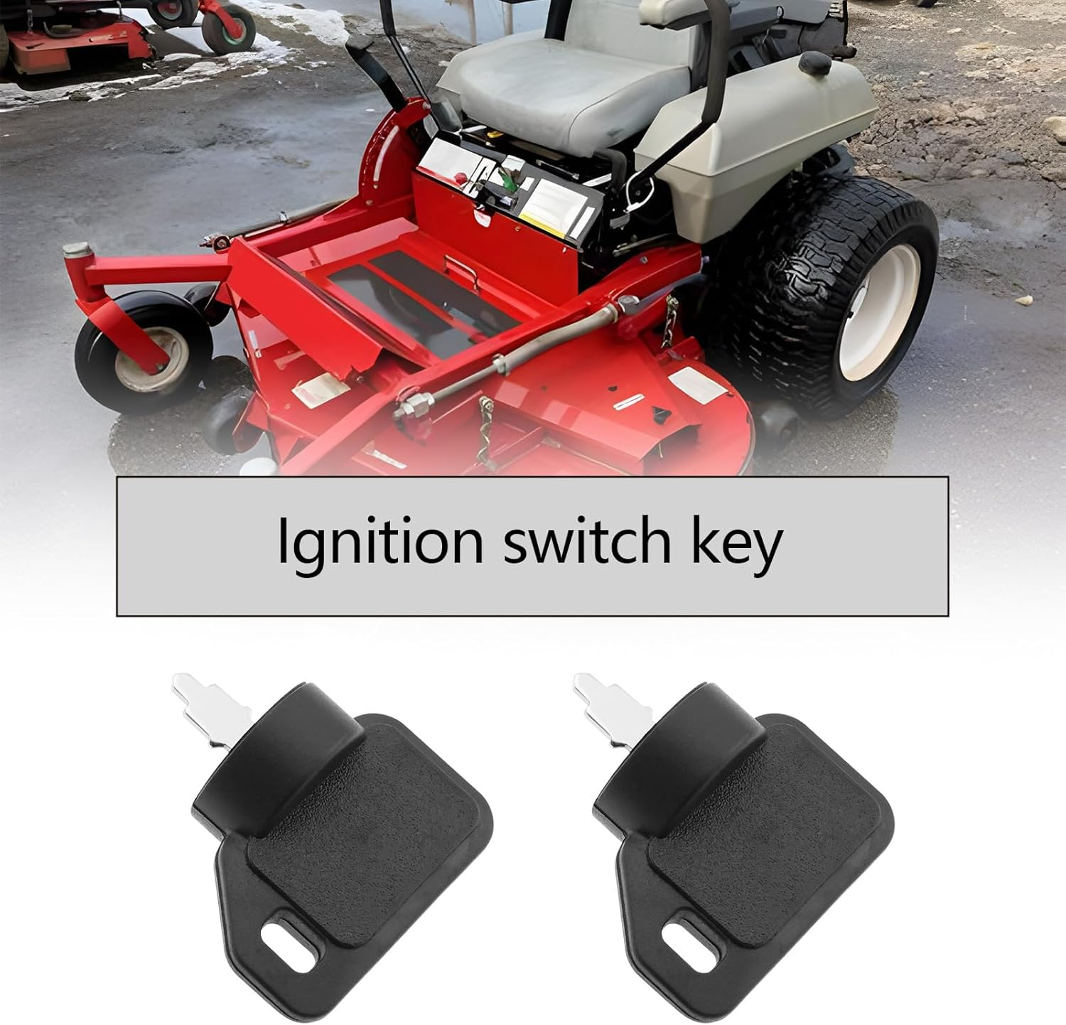 6Pcs Ignition Switch Key Replacement 63-8360 62-7770 103-2106 1-603511 137-4100 Compatible with Toro Compatible with Exmark Compatible with Titan image number 6