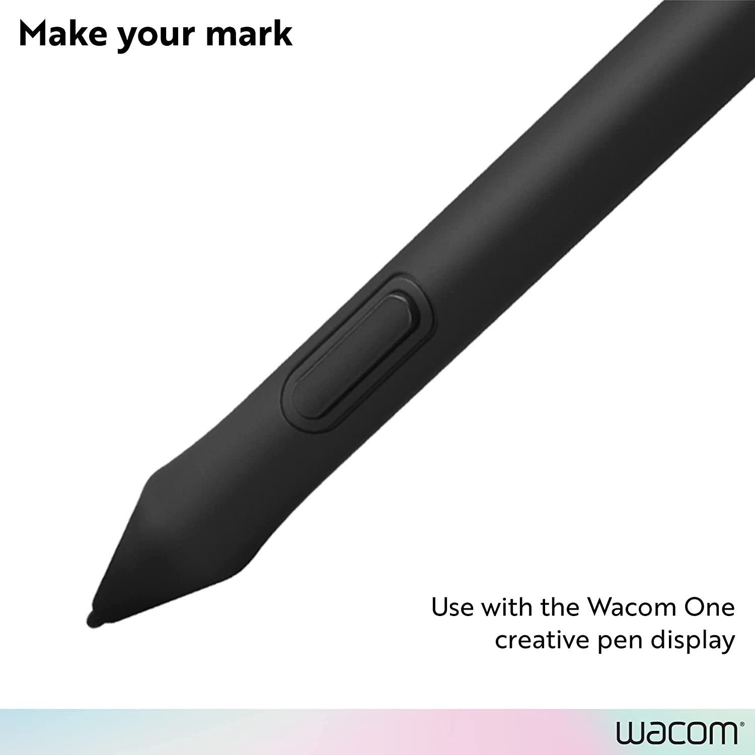 Wacom One Pen CP91300B2Z for Wacom One Creative Pen Display, 5.6", Black/Silver image number 6