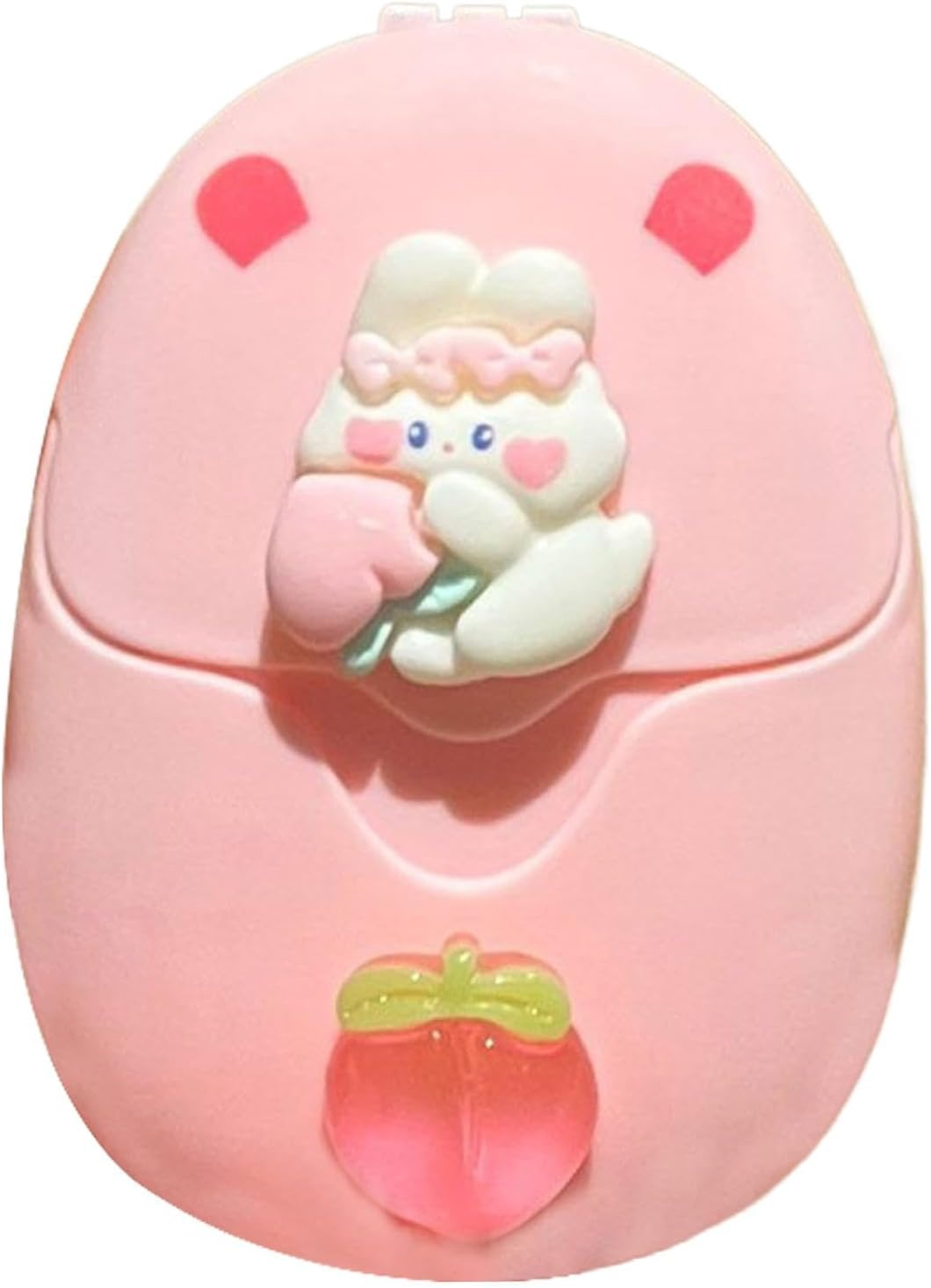 Iouyjiu Soap Paper Sheets, Travel Soap Slices, Compact Handwashing Paper, Cartoon Design, 50 Pieces, Convenient for Picnics, Camping, or Outdoor Activities, 2.95 X 2.17 Inches image number 1